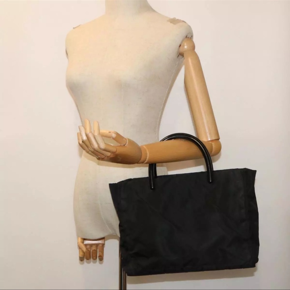Black nylon prada bag with dust bag